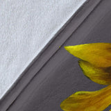 Butterfly Sunflower Blanket