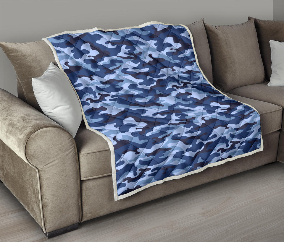 Blue Camouflage Camo Pattern