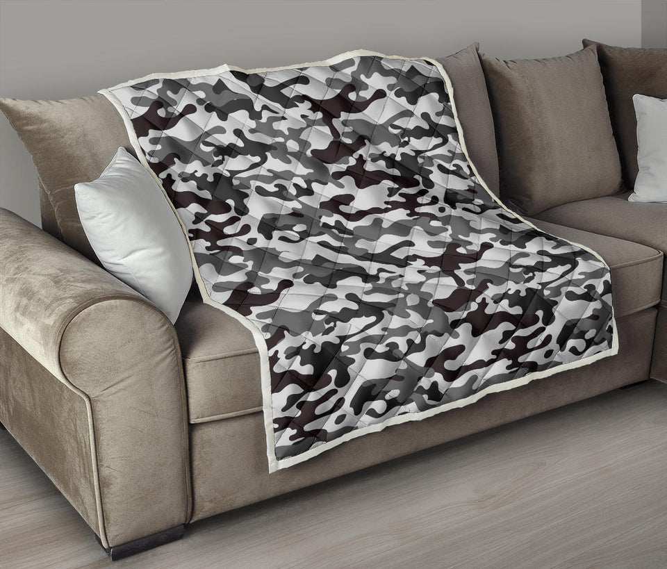 Grey Camouflage Gray Camo Pattern