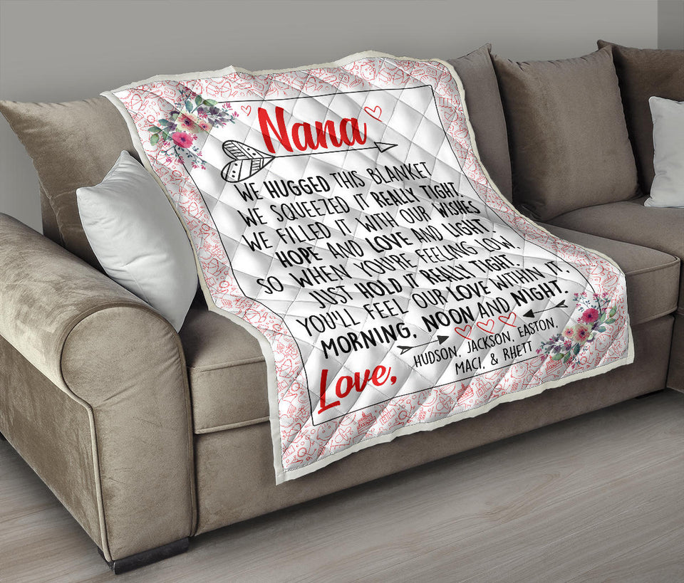 Hudson, Jackson, Easton, Maci, & Rhett - LAP - 45x50 - PL quilt