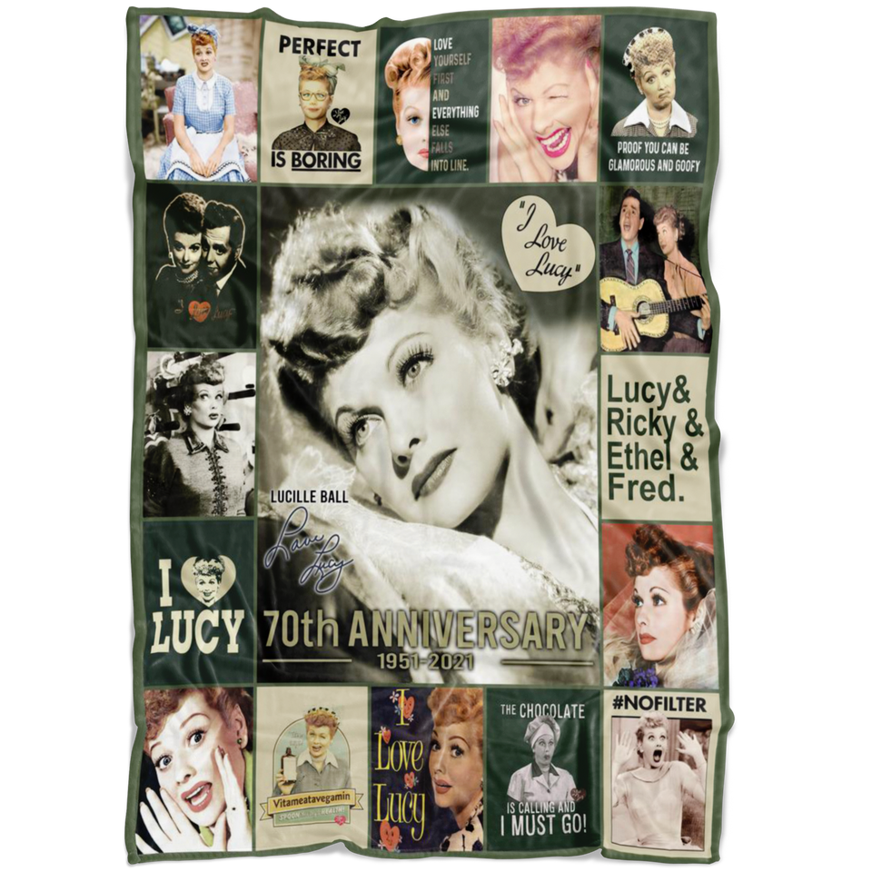 I Love Lucy 70th anniversary Blanket