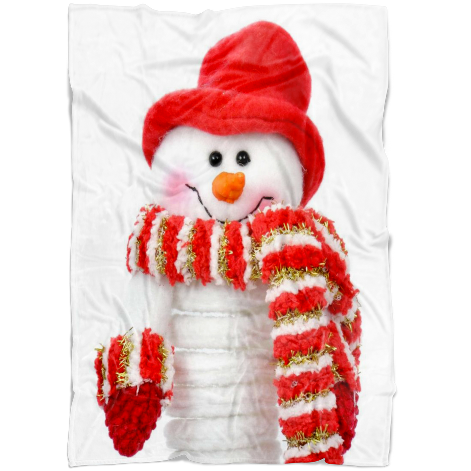 Snowman With Red