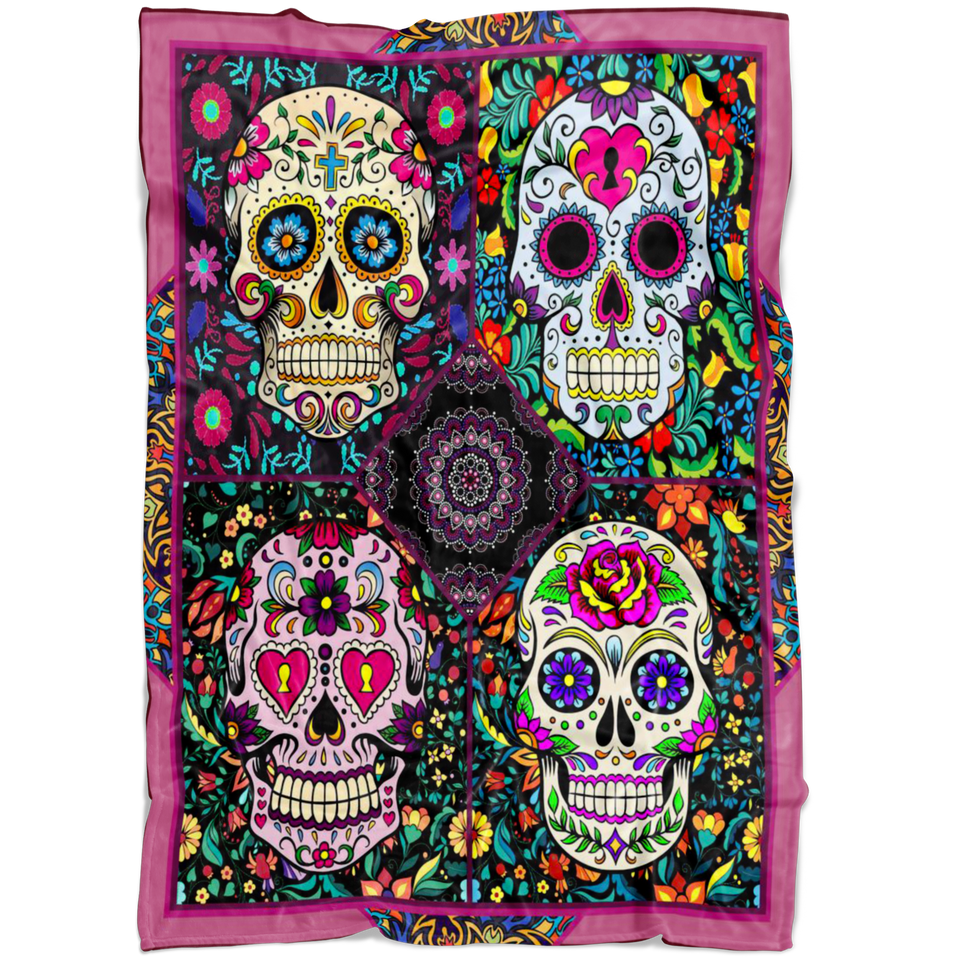 Sugar Skull Blanket