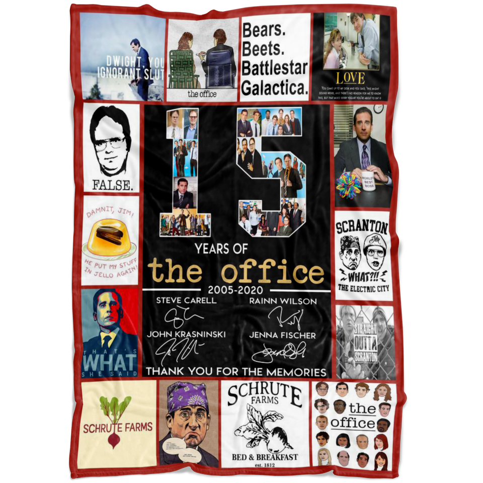 The Office Blanket 15 Years Of The Office copy