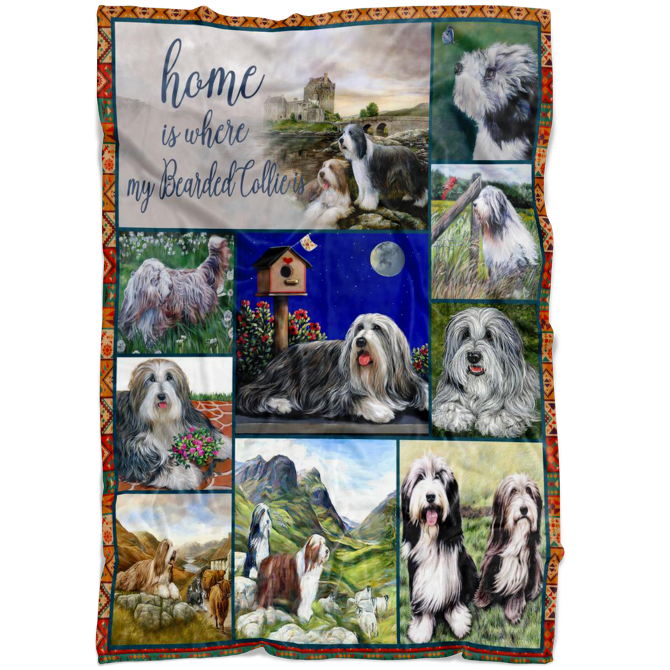 Bearded Collie Blanket