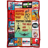 I Love Triathlon Blanket