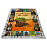 Baby Yo-da Blanket Star-Wars Blanket Mandalorian Blanket - Yo-da Funny Blanket Gift Idea for Men Women - Birthday Gift - Cozy Plush Fleece Blanket - 30"x40" TL