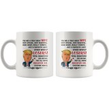 Wife Coffee Mug, Trump Mug for Great Wife, Donald Trump Gift for Wife 11OZ TL