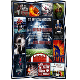 Personalize Husband, Love You Baseball Blanket2