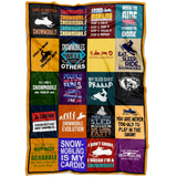 SNOWMOBILE Blanket copy