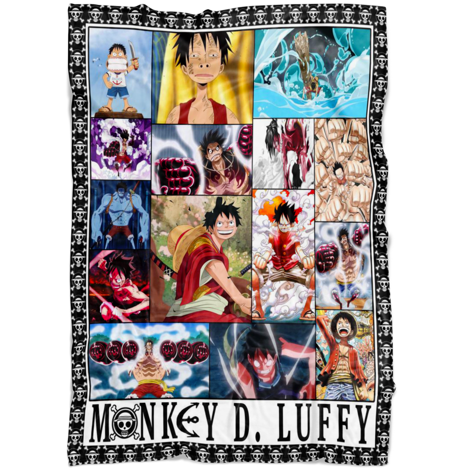 One Piece Luffy Anime For Fans 3D Throw Blanket