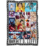 One Piece Luffy Anime For Fans 3D Throw Blanket
