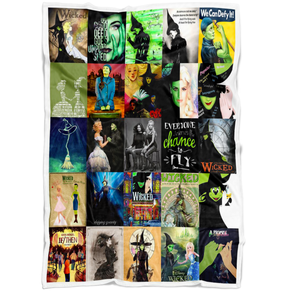 Wicked Blanket Wicked the Musical on Broadway Quilt