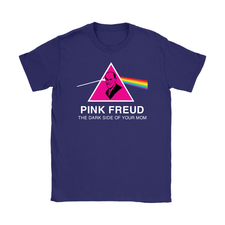 Mr.Jyotis Pink Freud The Dark Side of Your Mom T-Shirt Womens Morden - TL