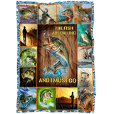 The Fish Are Calling I Must Go Blanket