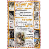 my only love blanket - Wolf