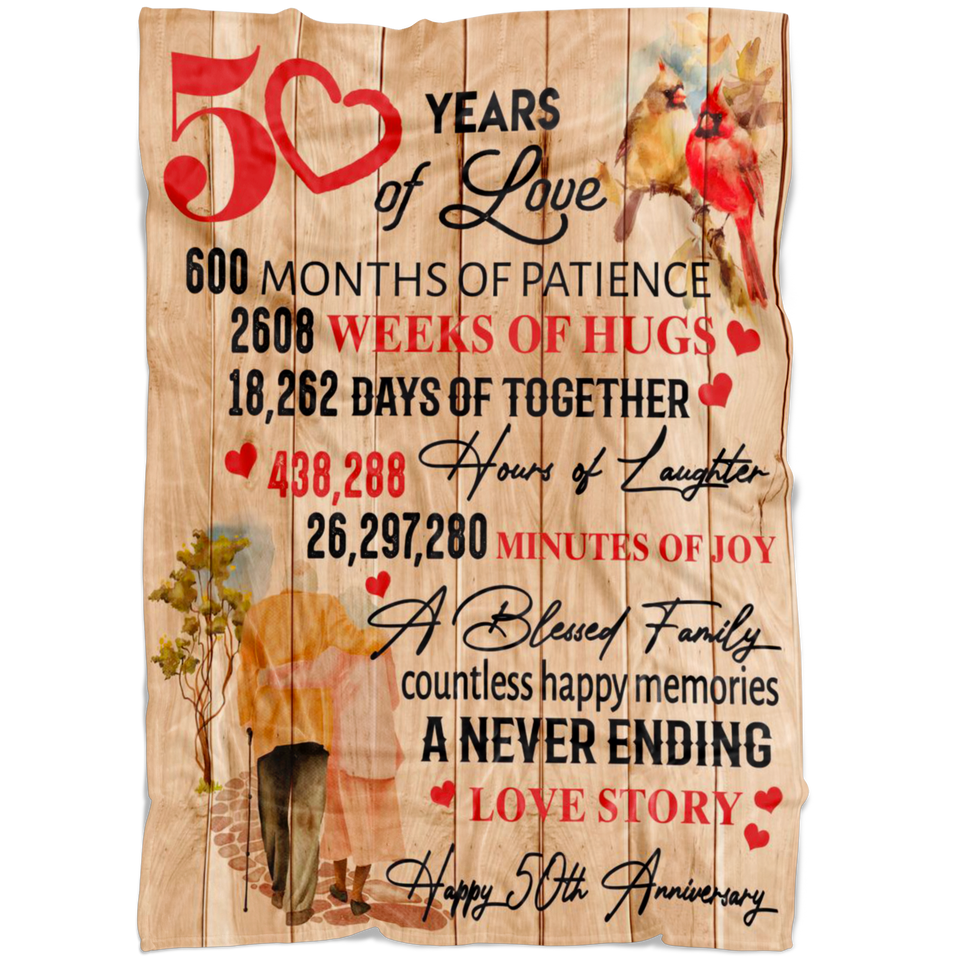 50th Anniversary Wedding Blanket (1)