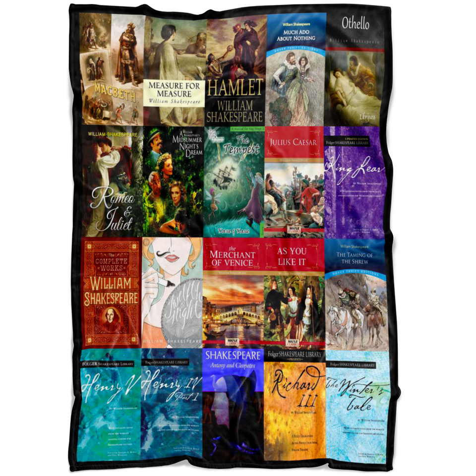 William Shakespeare blanket