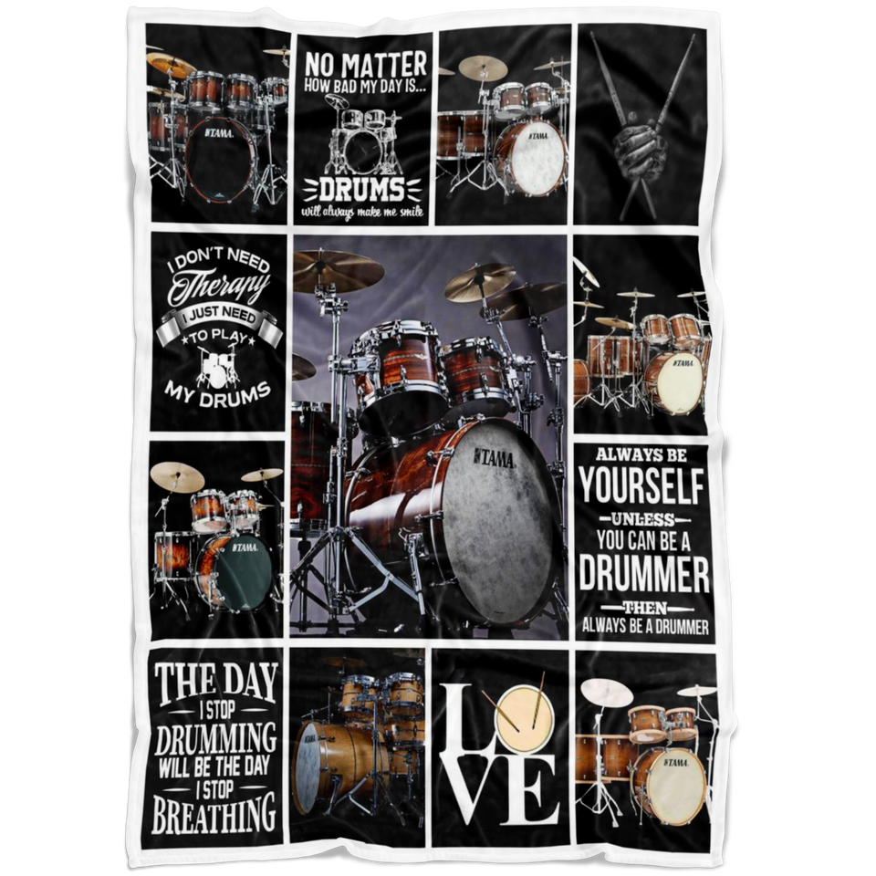 Drums Blanket Drums Love Quilt