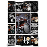 Drums Blanket Drums Love Quilt
