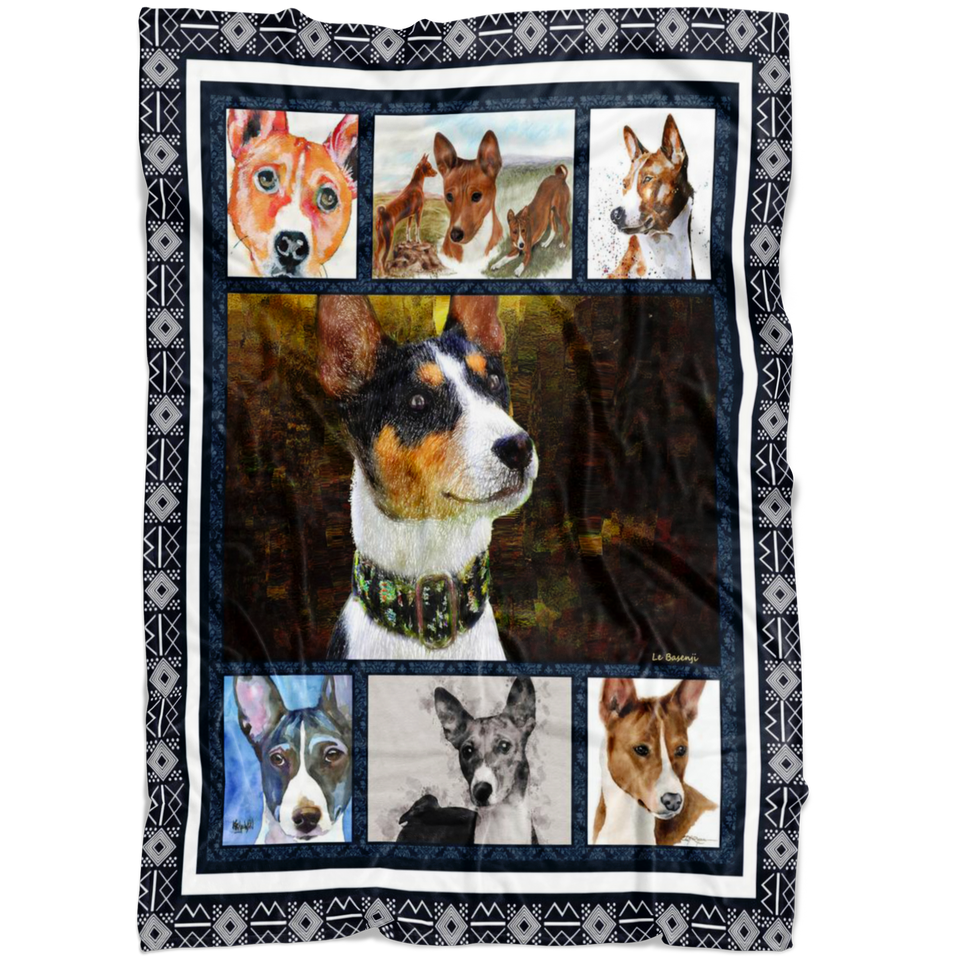 Basenji Dog Blanket