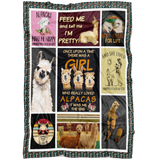 Love alpaca blanket