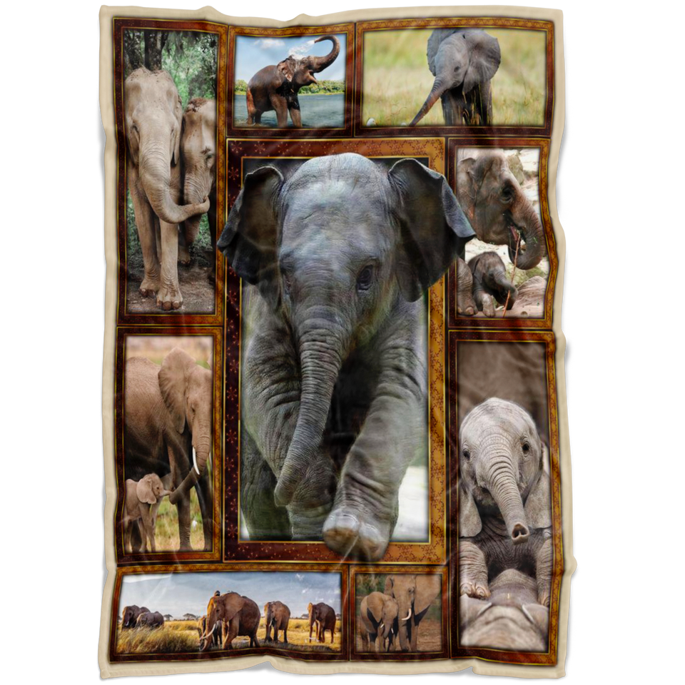 Elephant 3D Blanket