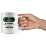 Jyotis - Mr. President, we'd like to solve the puzzle Coffee Mug, Anti Trump Coffee Mug - Funny Democrat Gift Excellent Political Present for Birthdays Anniversaries. 11Oz