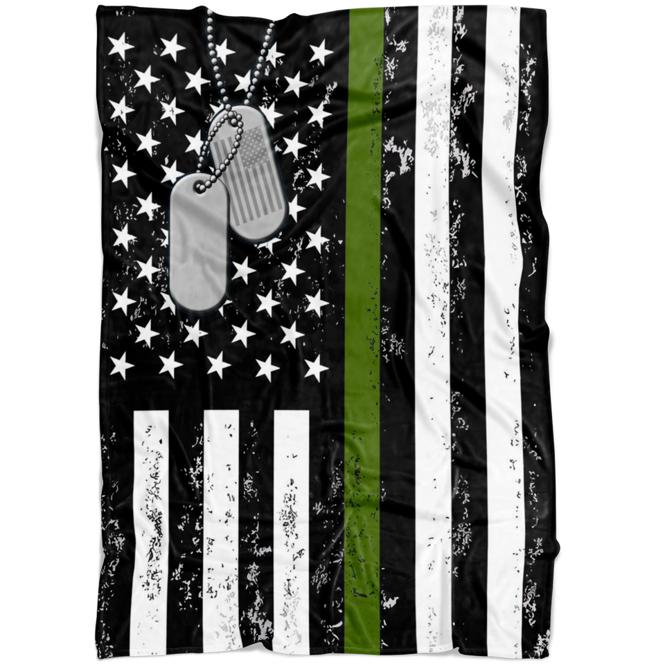 US Military Soldier Veteran Thin Green Line