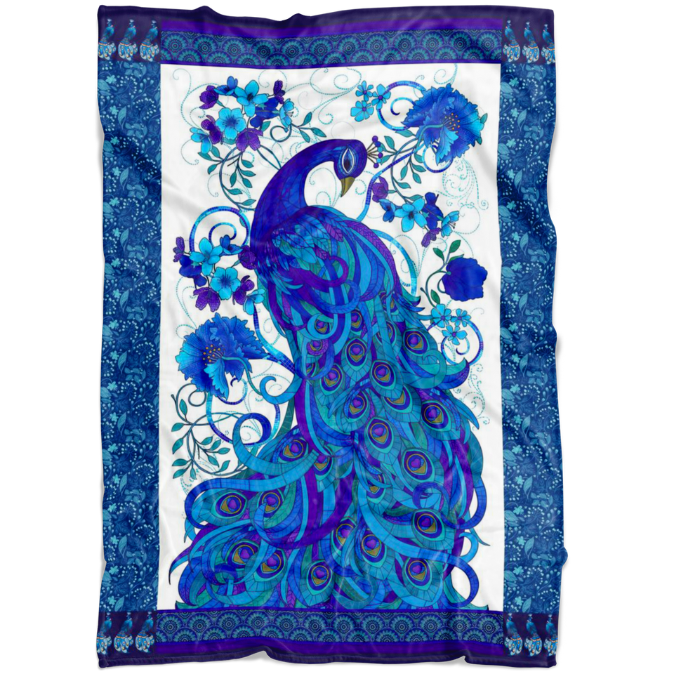 Peacock Blue Blanket