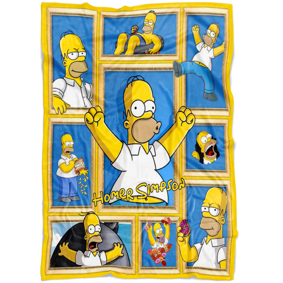 Homer Simpson Blanket