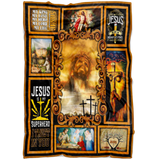 Jesus Is My Love My Hero Blanket