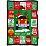 Merry Jeep-Mas Blanket copy