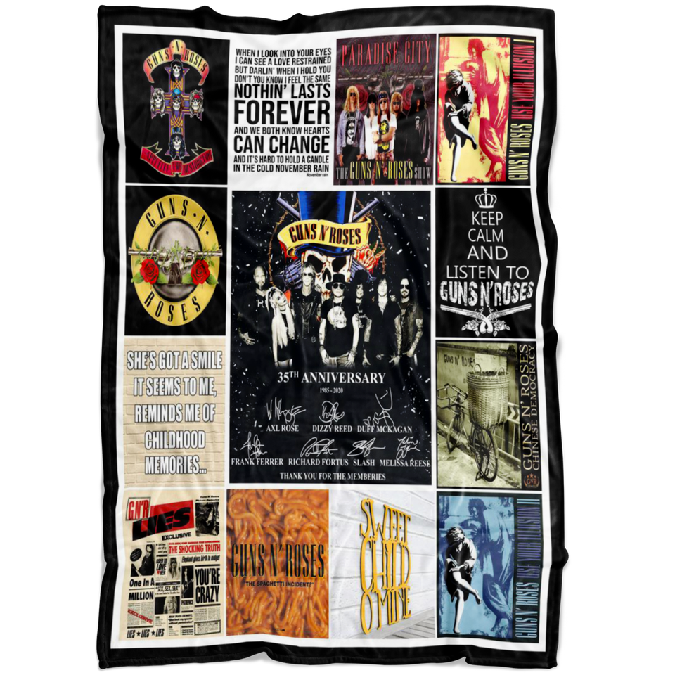 Guns N_ Roses Blanket