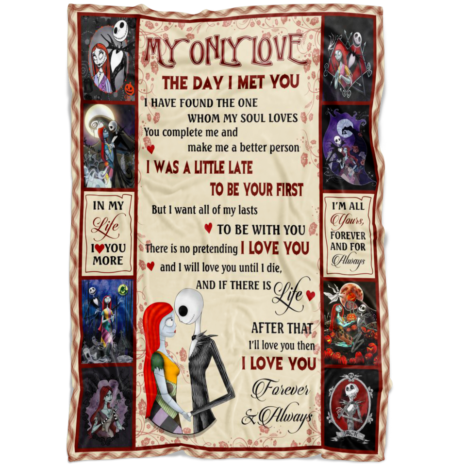 my only love blanket Jack And Sally