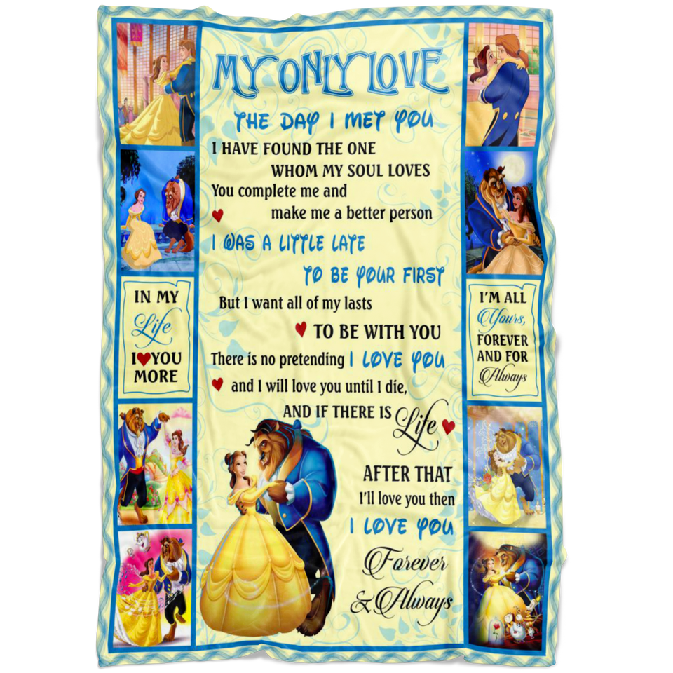 my only love blanket - Beauty and The Beast