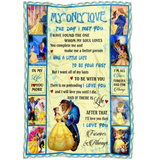 my only love blanket - Beauty and The Beast