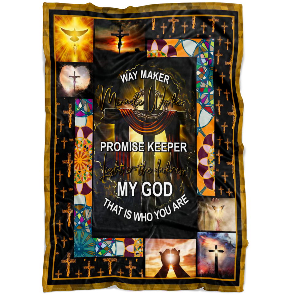 Way Maker Miracle Worker Promise Keeper My God Blanket