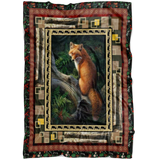 Fox - Fox On Tree Quilt