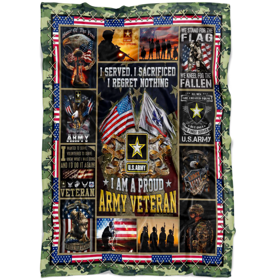 I Served I Sacrificed I Regret Nothing Blanket