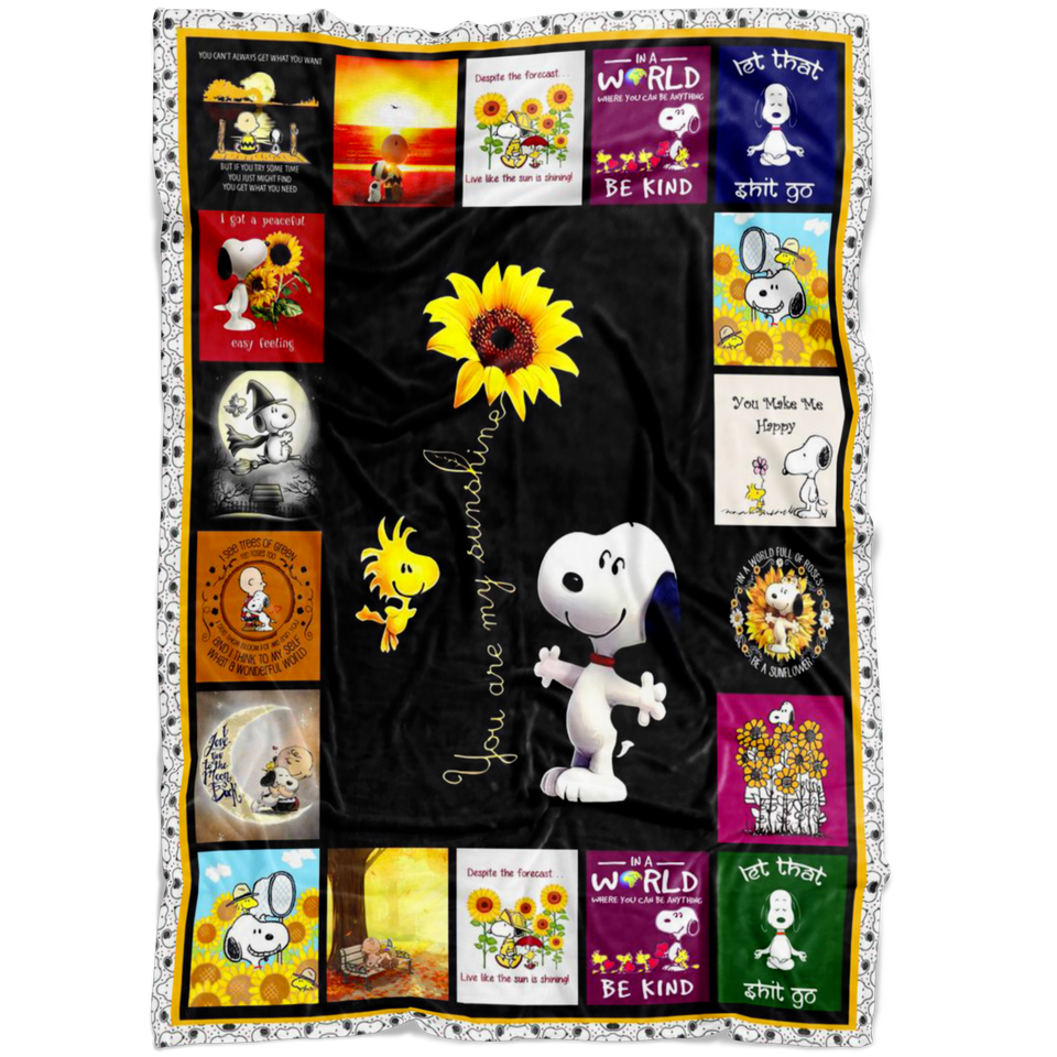 SNOOPY QUOTES 3D Blanket