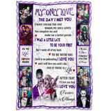 my only love blanket - Joker Harley Quinn