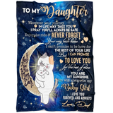 To My Daughter Blanket - Cat
