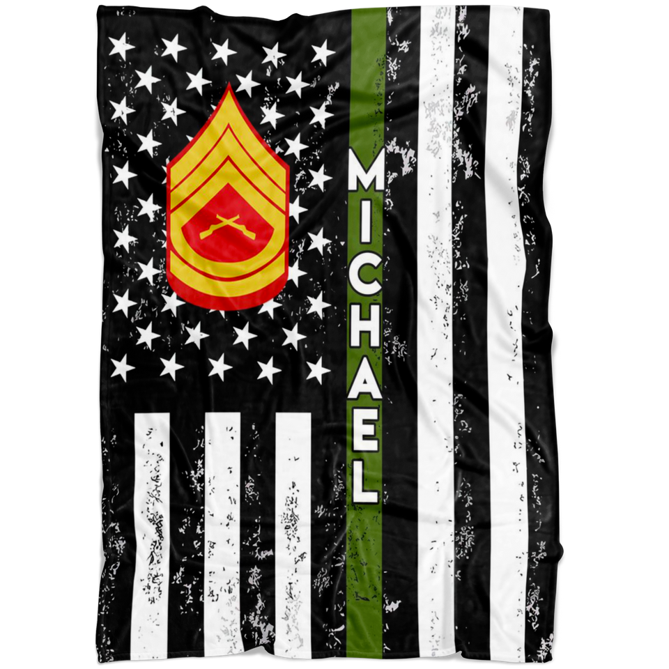 US Military Soldier Veteran Thin Green Line
