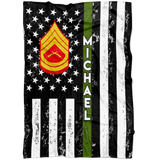 US Military Soldier Veteran Thin Green Line