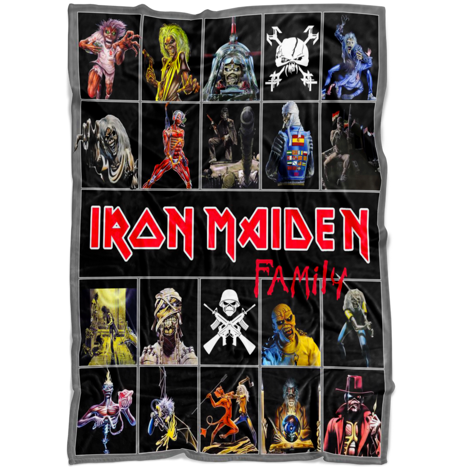 Iron Maiden Family Blanket