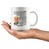You Are A Truly Great Mom, Mom Mugs, Trump Mug Mom Gifts From Son Daughter, Funny Mom, Birthday Gift For Mother, Funny Donald Trump Mug Gift For Mother, Funny Mom Coffee Mugs For Women 11ozTL
