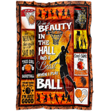 Girl Loves Basketball Blanket copy