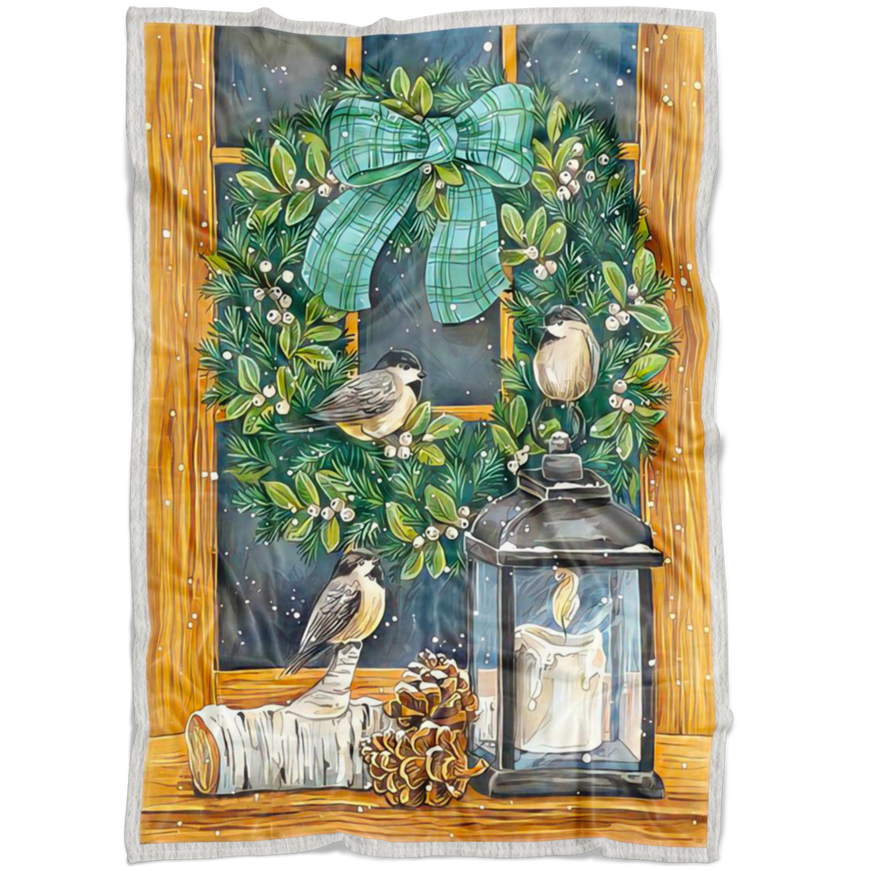Bird Christmas Blanket copy