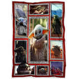 Baby Yoda Blanket, Star Wars Blanket - Baby Yoda Quilt Fleece, Sherpa Blanket TL